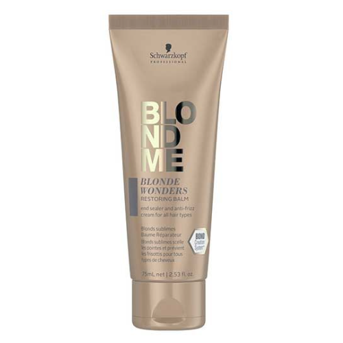 SCHWARZKOPF PROFESSIONAL BLONDME BLONDE WONDERS RESTORING BALM 75ml SCHWARZKOPF PROFESSIONAL BLONDME BLONDE WONDERS RESTORING BALM 75ml