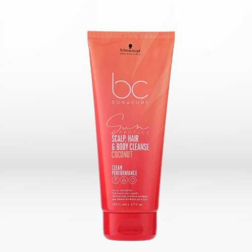 Schwarzkopf Professional BC Bonacure Sun Protect 3-In-1 Scalp, Hair & Body Cleanse Coconut 200ml