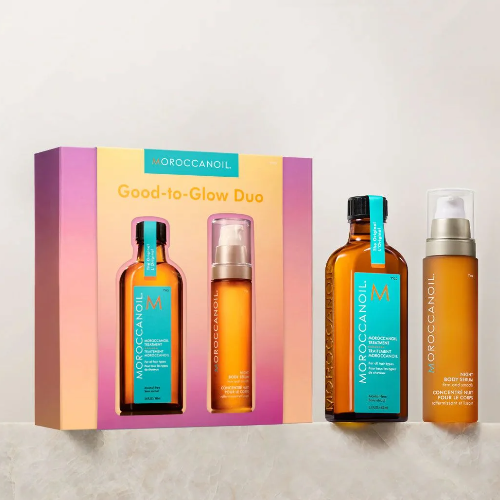 Moroccanoil Good-to-Glow Duo Original (Oil Treatment 100ml, Night Body Serum 50ml)