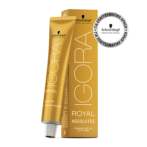 IGORA ROYAL Absolutes 6-50 Ξανθό Σκούρο Χρυσό Φυσικό 60 ml