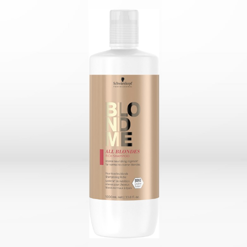 Schwarzkopf Professional BlondMe All Blondes Rich Shampoo 1000ml Schwarzkopf Professional BlondMe All Blondes Rich Shampoo 1000ml